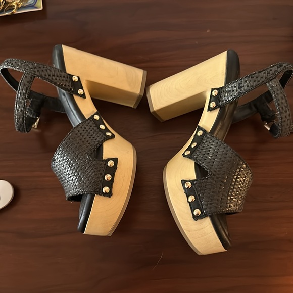 Sarto platform leather sandals - Picture 3 of 7